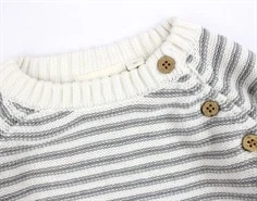 Lil Atelier coconut milk stribet pullover